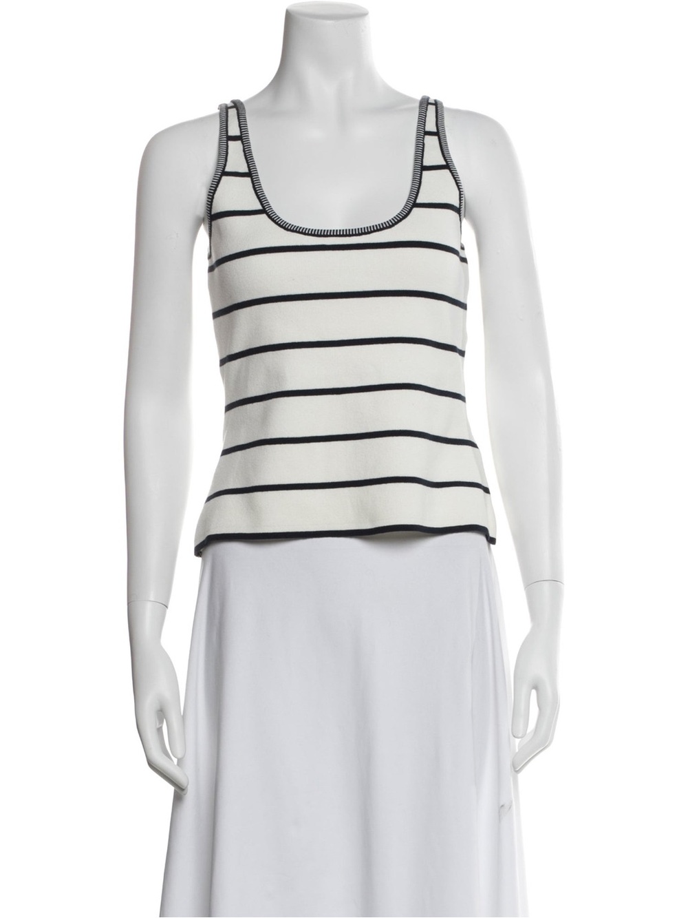 La Ligne Striped Scoop Neck Tank Top Size XS